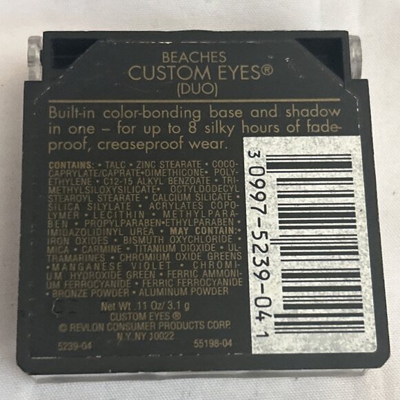 Revlon Custom Eyes Eye Shadow Earth Shimmer (Duo) Vintage Original - Picture 5 of 5